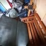 Sofabed (DAMAGED) ( lats damaged no cushion under sofa) Image 6