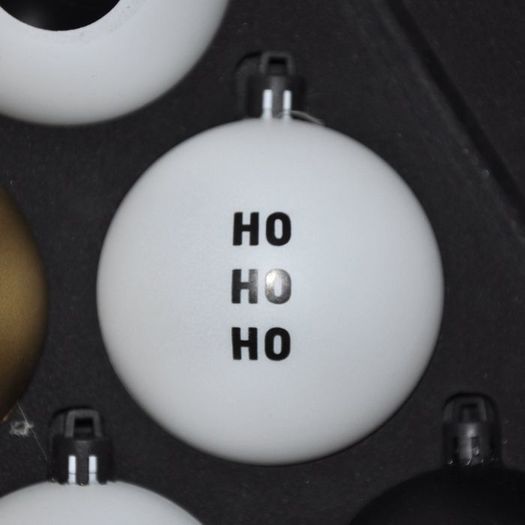 Jack & Jones - Christmas baubles / pool balls with wooden triangle - Set - Plastic