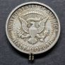 United States 1/2 Dollar "Kennedy Half Dollar" 90% Silver coin in Bezel Image 2