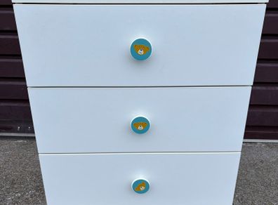 White 3 drawer locker