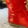 Embassy London Brick Lane red leather brogue boots size 37 Image 5