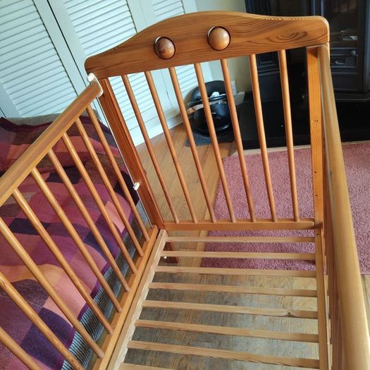 Light Oak Cot