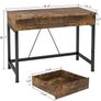 Computer Desk with Drawers, Dressing Table Image 8