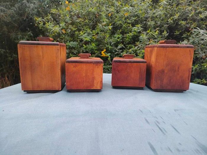 4x Baribo Bois kitchen caddies