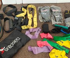 Fitness & Training Gear (TRX, Suspension Trainers, Parachutes, Bands, Mitts) Job Lot