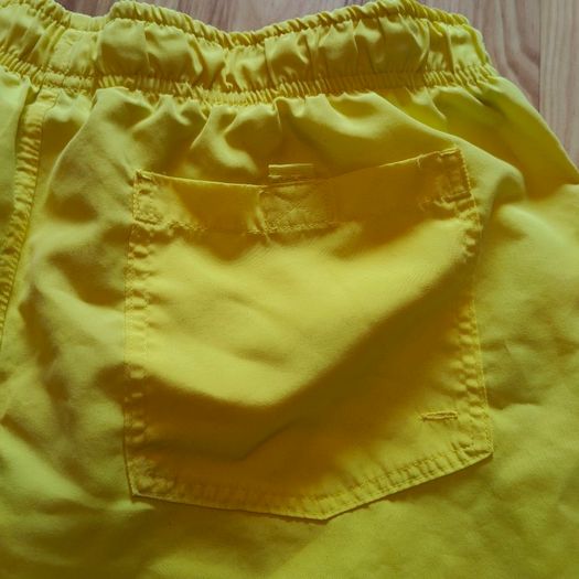 Men Yellow Swim Shorts size M