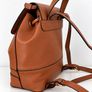 U.S. Polo Assn. Tan Faux-Leather Backpack Image 3