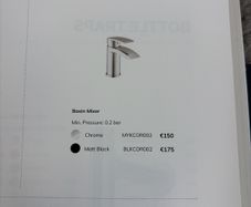 Corby chrome mono basin mixer Sonas