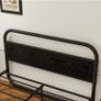 King Size Bed Frame Metal Platform Bed Frame with Wood Headboard Image 6