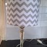 Lovely table lamp with zig zag shade Image 2