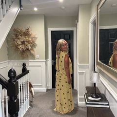 asos polka dot maxi dress