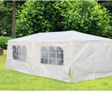 Affordable 3 x 6 m Gazebo Strong Waterproof Marquee with 5/6 Side Panels With Tent Bolt Steel