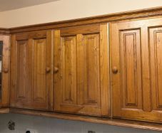 Chestnut kitchen and Doors wall & base units