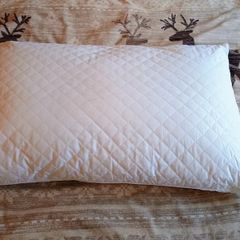 2 new luxury quality quilted microfibre pillows
