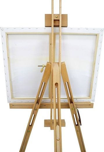 Wooden Easel Portable/Artist Outdoor Easel - Beech Wood Canvas Stand Foldable Tripod - Max Height up to 191cm - Storefront Sign Easel - Sketching Painting Stand