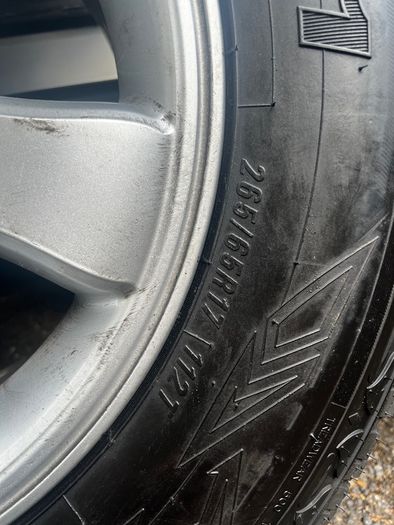 OEM Toyota Land Cruiser Prado 17" Alloy Wheels & A/T Tyres (6x139.7) + Full Size Spare