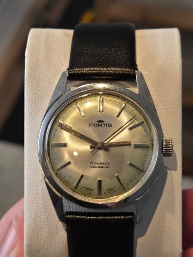 Vintage Fortis Mechanical Watches 2 Watch Lot
