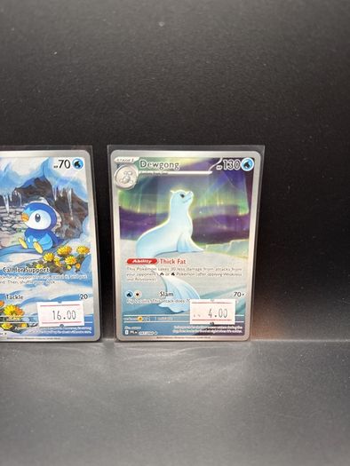 Piplup 098/094 | Degong 097/094 Pokemon Cards