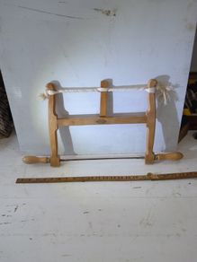 large vintage bow saw
