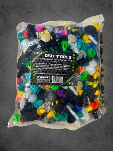 Dsd Tools Universal Trim Clips & Fasteners 500pc