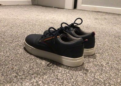 Lloyd & Pryce Junior navy shoes size UK 13 / EU 32 kids good condition