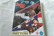 Longest Day/Bridge Too Far/Patton Dvd