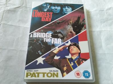 Longest Day/Bridge Too Far/Patton Dvd