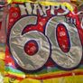 60th Birthday Decorations, Buntings , Candles, Badge , Balloon Weight Image 4