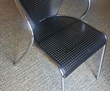 Metal Bistro Chairs x 8