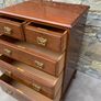 Late Edwardian Mahogany Chest of Drawers. Image 9