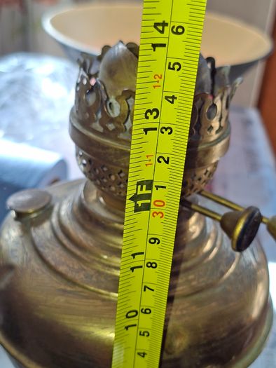 Old Brass Lamp for parts or repair Postage Available or Collection