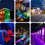 RGB Light Bar 42W Disco Lights Led Floodlight 3350LM with Remote Control RGB Lights for Bar Party Stage Garden BBQ Halloween Christmas Festival Decorative Lighting, 2 Pieces Image 5