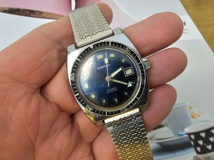 Vintage Diver Watch Pratina 1960s