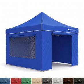 NEW 3x3m ALU50HEX Heavy Duty Pop Up Gazebo (4 sides)