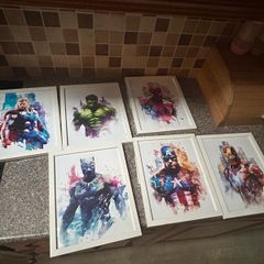 framed marvel pictures