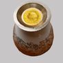Vintage "Pallini Attiki" Greek Enamel Perfume Bottle Image 3