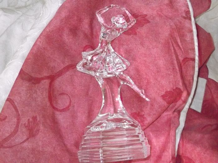 a glass girl dancer