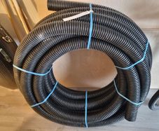 Drain pipe perforated 25m length 80mm diameter