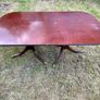 Mahogany extendable dining table Image 2
