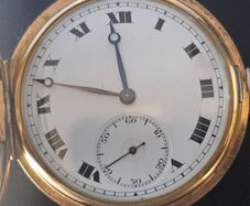 Swiss Avis Pocket Watch - 10kt Gold Filled Hunter Case -1950s