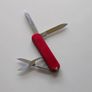 Vintage 1950s Victoria Victorinox Classic 58mm Swiss Army Knife with Nickel Silver inlay Shield Collectable Image 7