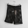 New Boohoo Black Fishnet 2-Piece Festival Set Image 4