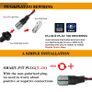2x Led Dynamic Side Marker Turn Signal Light For Volkswagen VW Bora Golf 3 4 Passat 3BG Polo SB6 SEAT Ibiza Leon Skoda Ford Image 2