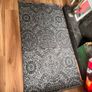 gorgeous charcoal & white rug Image 2