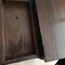 Vintage Style Wooden Map Chest Storage Trunk  Great Condition Image 6