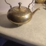 Oriental Brass lovely looking Tea or Coffee Pot. Engraved Indian Pot. Small Vintage Jug. Handmade Image 2