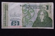 The Central Bank of Ireland : 1988 , 1 Pound - Queen Medb ( Maeve) , Banknote