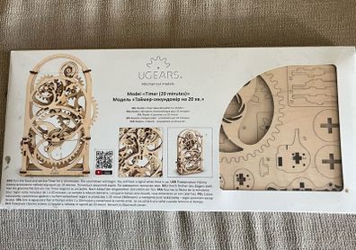 UGEARS Model Kit - 20 minutes timer