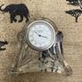 Waterford Crystal Fan-Cut Mantel / Desk Clock  Roman Numerals Image 2