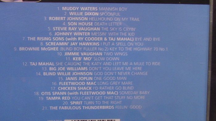 All Blues CD ( Muddy Waters, Son House, Taj Mahal, etc.)